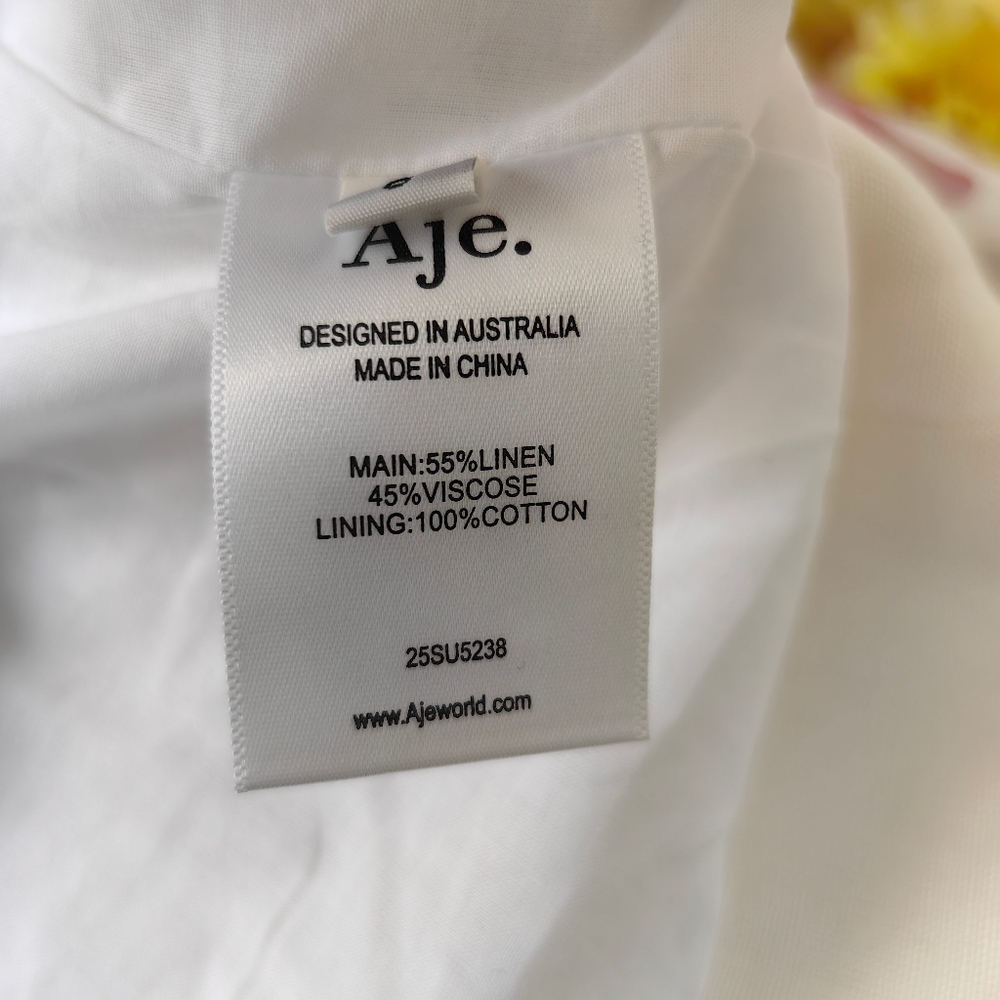 Aje Ana Mini Dress in Ivory - Picture 11 of 16
